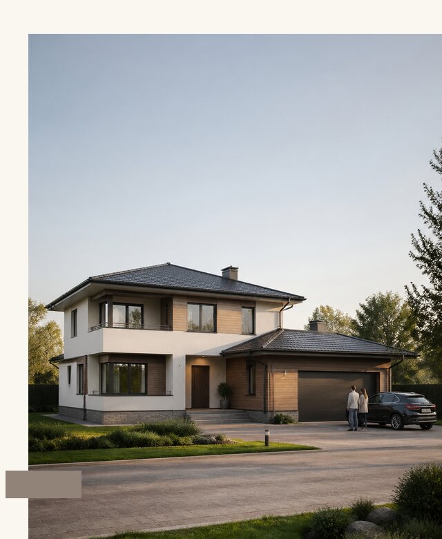 Проект дома 10 на 10 с гаражом в Кирове от 45743 р А3дПро-Кро